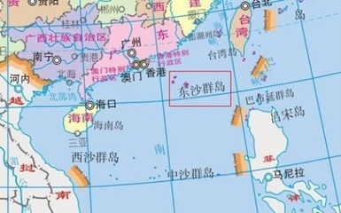 东沙群岛 中国东沙群岛地图