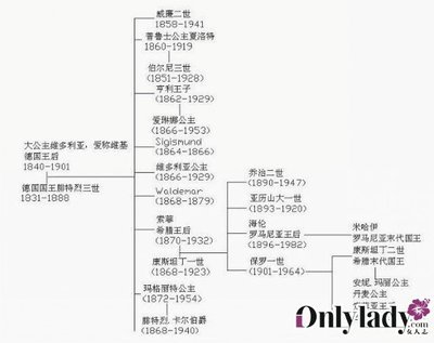 维多利亚女王的后代与各国王室 英国的起源