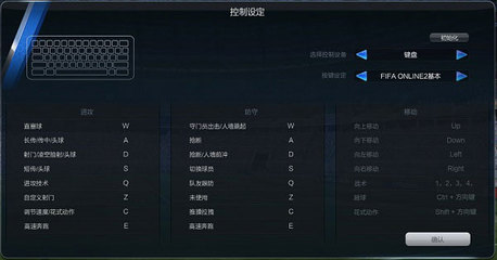 fifa13键盘设置 fifa2013传中