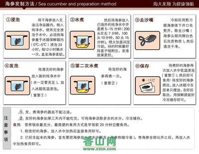 干海参的发制方法 发干海参的方法