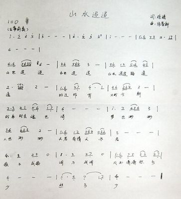 山水迢迢古筝曲 山水迢迢古筝教程