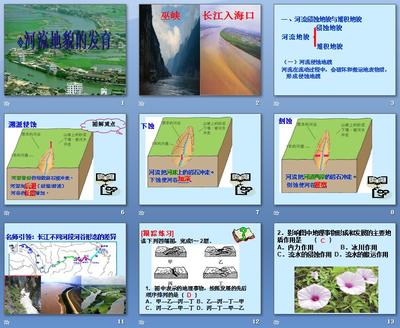 第四章第三节：河流地貌的发育