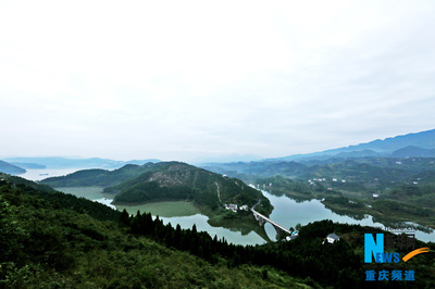 重庆周边水库全景图 美丽山城重庆全景图