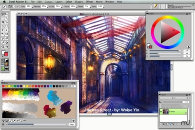 CorelPainter12工作区介绍 corelpainter12破解版