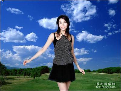 Photoshop通道抠图法给照片换背景-PS换背景教程 photoshopcs6通道抠图