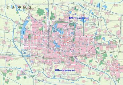 开封老地图 开封新老地图