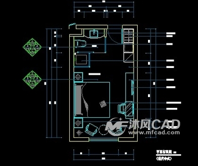 房间设计平面图1 cad房间平面图