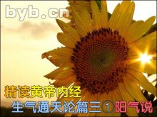 精读黄帝内经生气通天论篇三①阳气说 黄帝内经