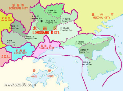 深圳市《中国 龙岗》，即龙岗区地图 - 地图收藏者的日志 - 网易博 深圳市龙岗区财政局