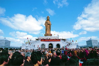 普陀山观音菩萨两次显灵 普陀山观音道场 南海普陀山观音显灵