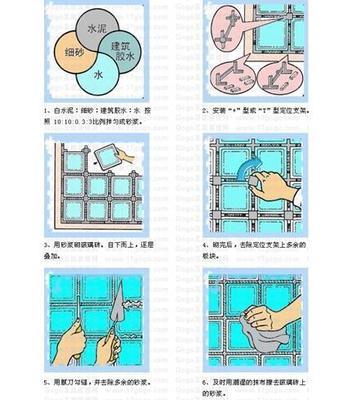 玻璃砖分隔墙施工工艺流程 玻璃砖隔墙施工工艺