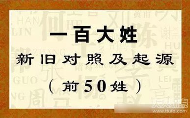 秘中国姓氏最新排名！ 最新50大姓氏排名曝光