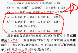 RGB转YUV422,420 yuv422 rgb