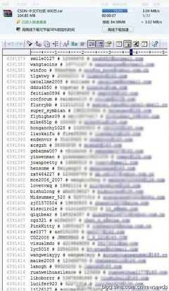 CSDN-中文IT社区-600万.rar（迅雷,ed2k）下载，CSDN,600w用户数据 600w电源