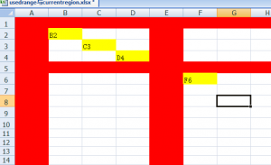 UsedRange与CurrentRegion的应用 | VBA实例教程 vba中currentregion