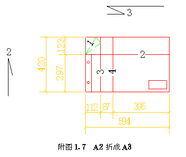 A0、A1、A2、A3图纸折叠方法-中国国家标准 已知整数a1 a2 a3 a4