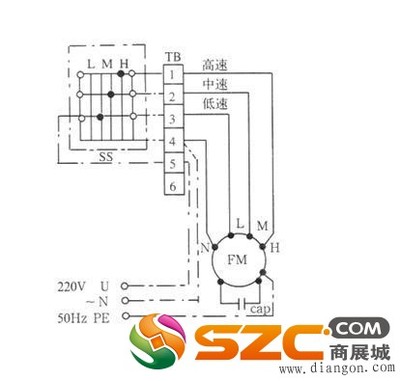 三速电机接线图 三速电动机绕组接线图