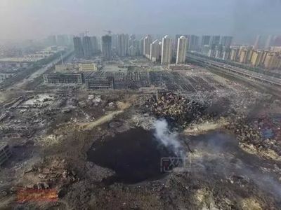 天津瑞海爆炸在谷歌上的位置、原因及大坑面积_szshkq1 天津瑞海公司爆炸赔偿