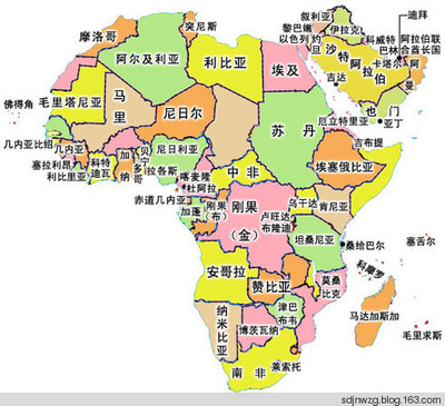 全世界七大洲各有多少个国家（地区）? 七大洲主要国家