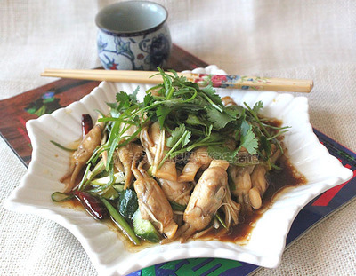 麻辣葱油蛏子--一种味道很特别的海鲜凉拌菜 葱油饼的味道