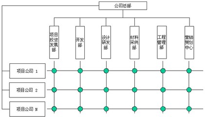 矩阵式管理在房地产开发企业中的应用分析 房地产开发分析