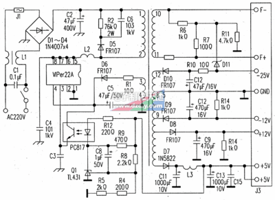 VIPER22A 电路及应用 金灶viper22a电路资料