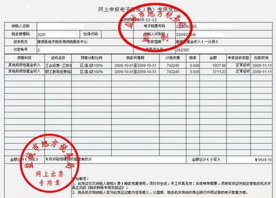 吉林省国家税务局——纳税申报程序 吉林省国家税务局局长