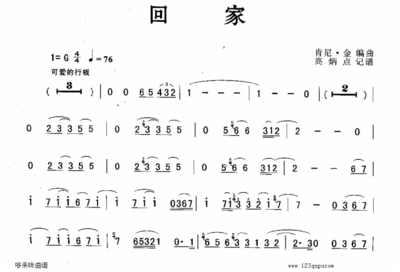 我喜欢的萨克斯-《回家》 萨克斯演奏的回家