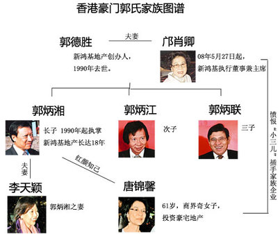 香港富豪家族 叶剑英家族香港黑帮