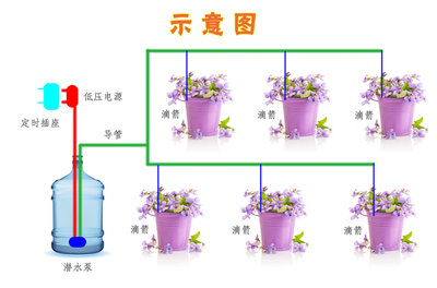 自动浇水花盆 自动浇水的简易装置