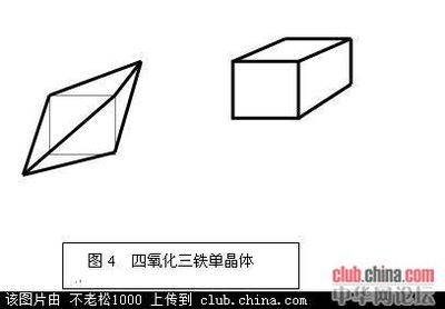 论四氧化三铁单晶体结构 四氧化三铁晶体结构图