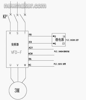 台达VFD-F系列的变频器接线图 台达vfd变频器