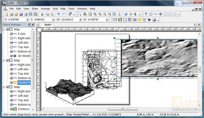 【分享】3D科学绘图软件 Surfer v9.9.785 (内附教程、注册码) - surfer绘图