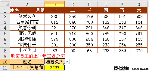 OFFSET函数 excel函数offset