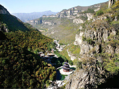 山西藏山忠义之旅 山西阳泉藏山风景区