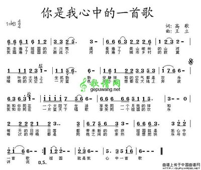 你是我心中的一首歌 你是我心中永远的痛