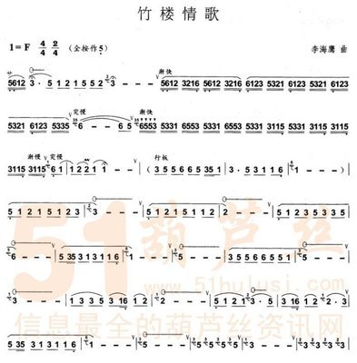 《竹楼情歌》哏德全版葫芦丝讲座附曲谱曲佤哈文主讲 哏德全葫芦丝专辑