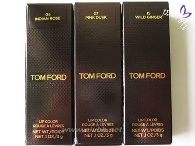 超有爱的TomFord唇膏04，07，15试色 tomford黑管唇膏试色