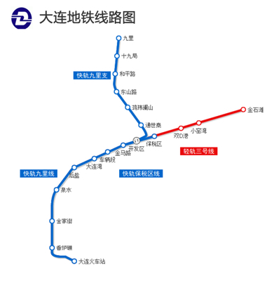 大连地铁规划图 大连地铁3号线最新规划