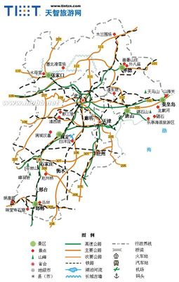 交通和景点大全：各省旅游简图_左岸右岸