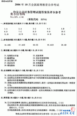 企业管理咨询的作用 财务管理学真题