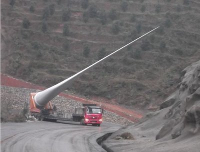 风电设备运输之山地叶片运输 山地果园单轨运输车