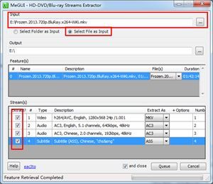 使用MeGUI将1080I压制成720P megui x265 压制教程