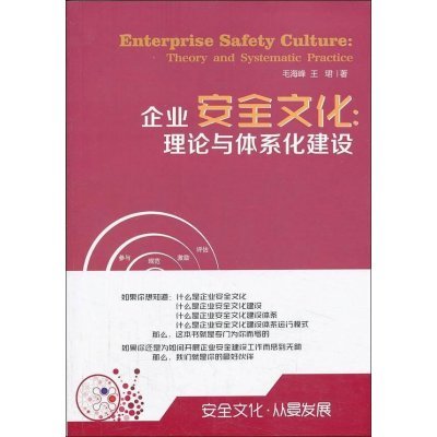 新书介绍：《企业安全文化：理论与体系化建设》梗概_毛海峰