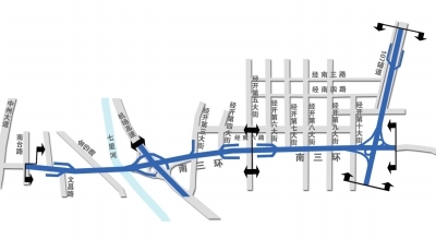 京沙快速路（南三环—陇海路）随拍 郑州南三环快速路东延