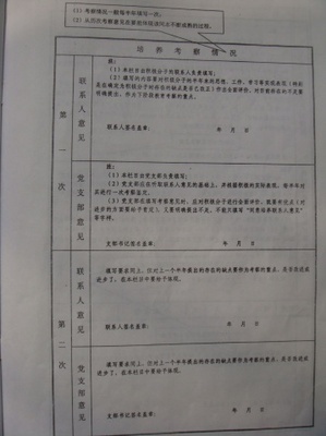 如何填写入党积极分子考察表 积极分子谈话记录范文