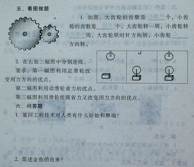 五年级科学下册复习资料