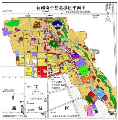 新疆昌吉州奇台县工业园区规划布局（作者何方洪） 新疆昌吉州二中