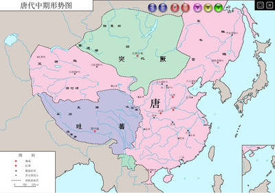 中国历史一目了然--各朝代高清电子地图 中国历史朝代地图变化