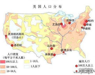 美国的合适人口是多少？ 人口密度多少合适